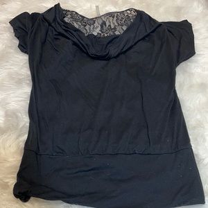 Black lace top